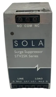 USED SOLA STV25K-10S SURGE SUPPRESSOR STV25K10S