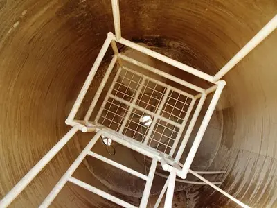 Silo, 1,750 CF, 12' X 15', Cone Bottom, Dust Collector, #S742417