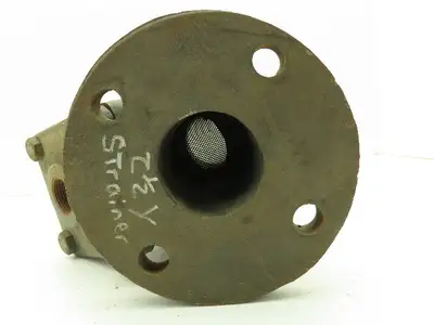 Mueller 2-1/2" Flanged Cast Iron Y Strainer #125 Model 758
