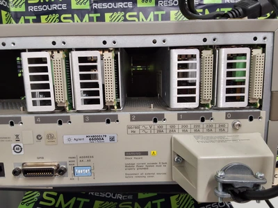 AGILENT 66000A MPS MAINFRAME WITH (2) 66101A AND (2) 66102A MODULES
