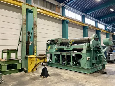 Used 2009 ROUNDO SWEDEN P-AS 3000 X 550W CNC Plate Bending Rolls including Pinch | F.M.T. Group s.r.o. #1252778