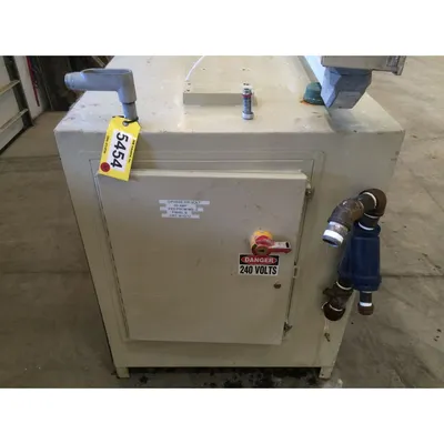 Used SANCO Precision resin batching equipment dual batch pumps and mix pots