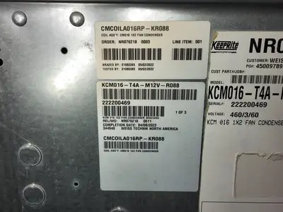 USED KEEPRITE KCM016-T4A-M12V-R088