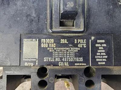 USED WESTINGHOUSE FB3020