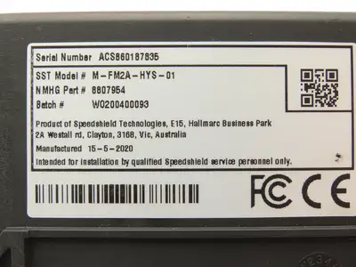 Speedshield M-FM2A-HYS-01 Tracker Display Module 8807954 Off Hyster E80XN