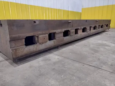 12' X 4' X 14" T-SLOTTED FLOOR PLATE: STOCK #23500
