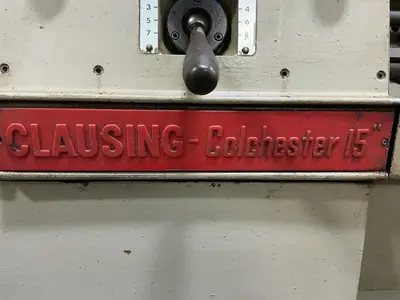 USED CLAUSING COLCHESTER 15”