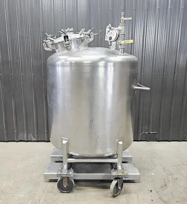 Used 275 Gallon Tank (Vessel), 316 Stainless Steel