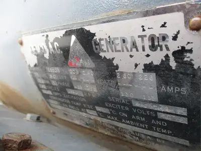 A.C. Delco, Diesel Generator, 75 KVA 3 PHASE, 240/480 Volts