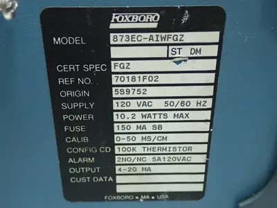 Used FOXBORO 873ECAIWFGZ Signal Generators Ohio US | HGR 24 #752012