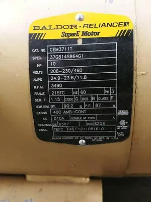 USED BALDOR-RELIANCE CEM3711F