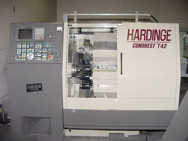 Used 1994 HARDINGE CONQUEST T-42 CNC LATHES 2 AXIS 1401 | Quick