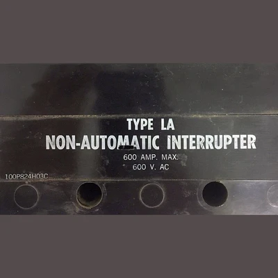 Westinghouse 3 Pole 600 Amp Breaker