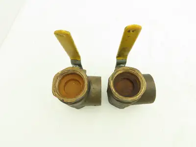Apollo CII Conbraco 2"NPT Bronze 3-Way Ball Valve Full Port 400WOG Lot of 2