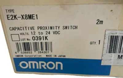 NEW OMRON E2K-X8ME1 CAPACITIVE PROXIITY SWITCH 12-24 VDC E2KX8ME1