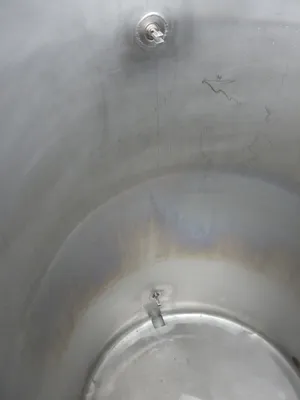 600 l Vertical stainless steel storage tank
