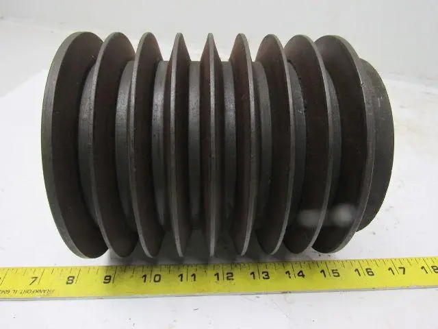 Sheave/Pulley 8 Groove 6" OD B Belt  1-7/8" ID Keyed Bore