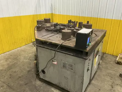 2.125" DIAMETER KRB MODEL #18M ELECTRO MECHANICAL ROTARY REBAR BENDER : YOBRO #25147