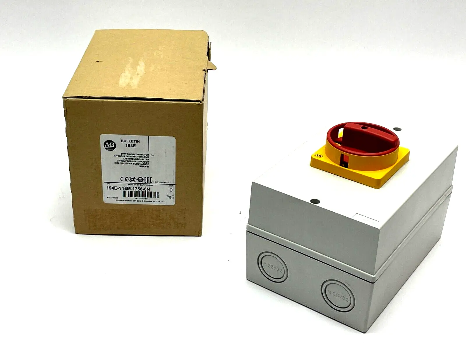 194E-Y16M-1756-6N | Allen Bradley  Ser. C Disconnect Load Switch - New