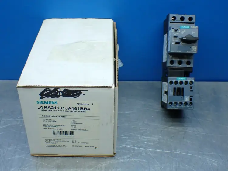 New | in-Stock SIEMENS 3RA21101JA161BB4 Starters Ohio US | HGR 24 #1070277
