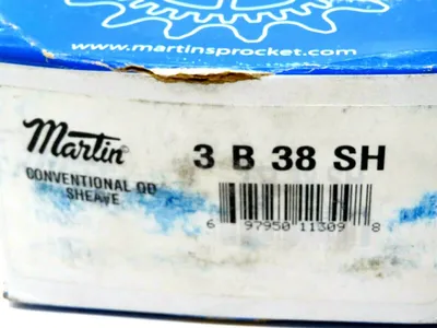 NEW MARTIN 3 B 38 SH CONVENTIONAL QD SHEAVE 3B38SH