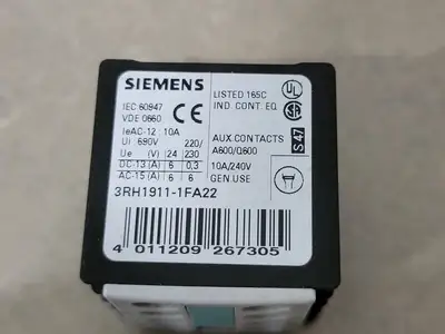 NEW SIEMENS 3RH1911-1FA22