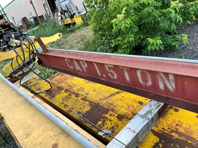 1.5 Ton Underhung Bridge Crane - (24' span) 25' 8"L x 10"H x 4.75"W