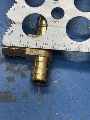 (10) 1/2”TMPex Tees  NNB Fast Shipping + Warranty