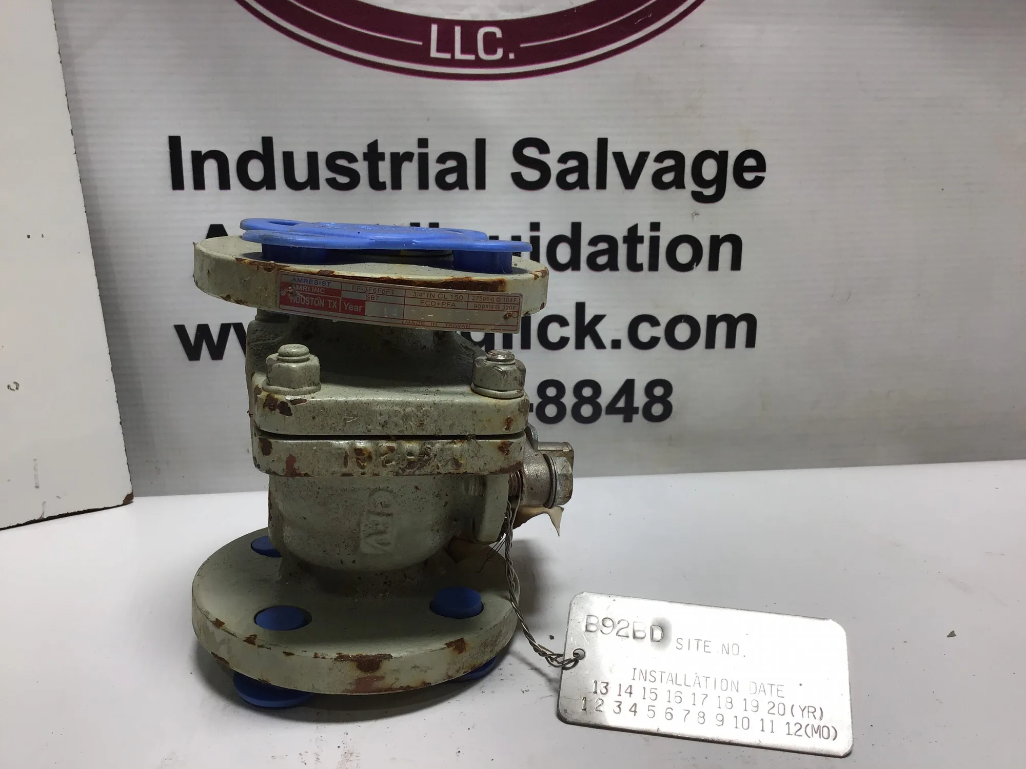 Amri FF-3F6F6FT STAINLESS FLANGED BALL VALVE 3/4″ In CL 150