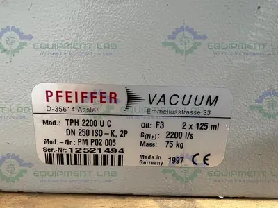USED PFEIFFER TPH-2200-U-C