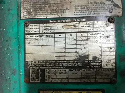 Used KOMATSU FG30HT14 Material Handling (misc) Ohio US | HGR 24 #1567459