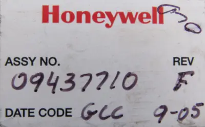 USED HONEYWELL 09437710 MODULE REV. F