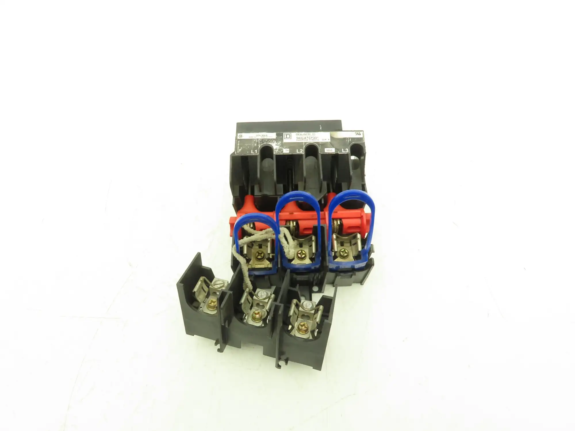 Square D 9422ATCF331 Disconnect Switch 30/60 Amp 600V Fuse Holder Only-No Handle
