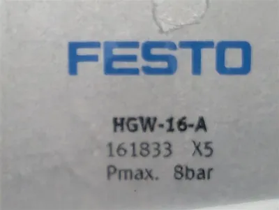 Festo HGW-16-A Double Acting Pneumatic Angle Gripper 161833 New NIB