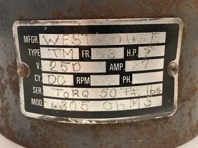 Used WESTINGHOUSE 305 Motor Control Parts Ohio US | Surplus Asset Holdings #1265719