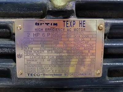 NEW TECO-WESTINGHOUSE XH00206TE5