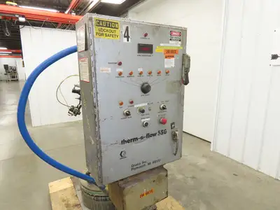 Graco Thermo Flow 55G Hot Melt Drum Unloader 55 Gallon 240V 3Ph READ