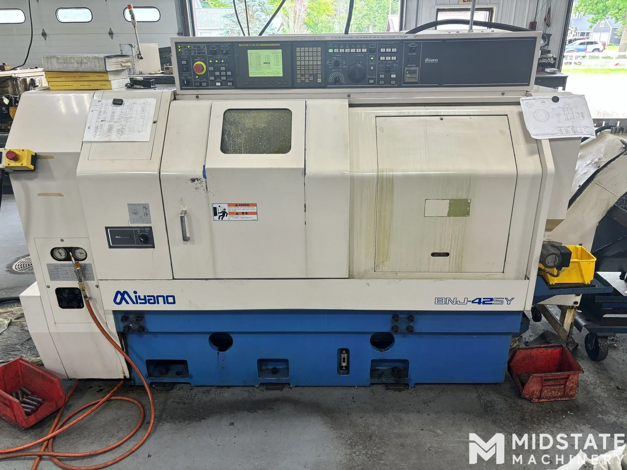 Miyano BNJ-42SY CNC Turning Center, New in 2007