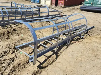 16ft. Steel Caged Ladder