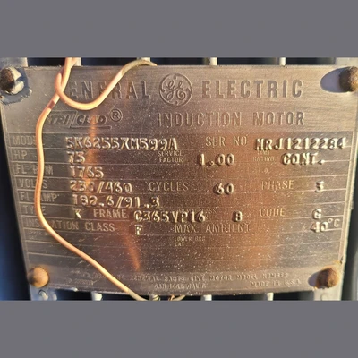 USED GENERAL ELECTRIC (GE) 5K6255XM599A