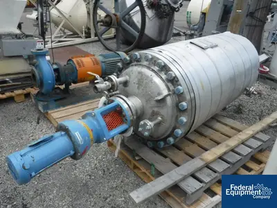 USED Four Corp 100 Gal Four Corp Reactor, S/S, 100/50#
