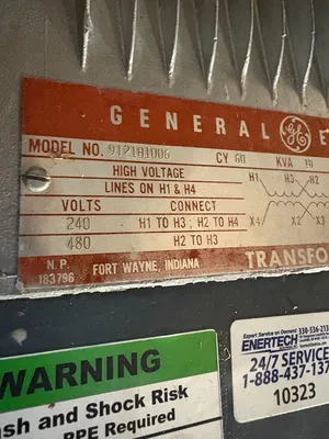 GENERAL ELECTRIC 9T21B1006 Transformers | ESS Industrial Equipment Sales (10)
