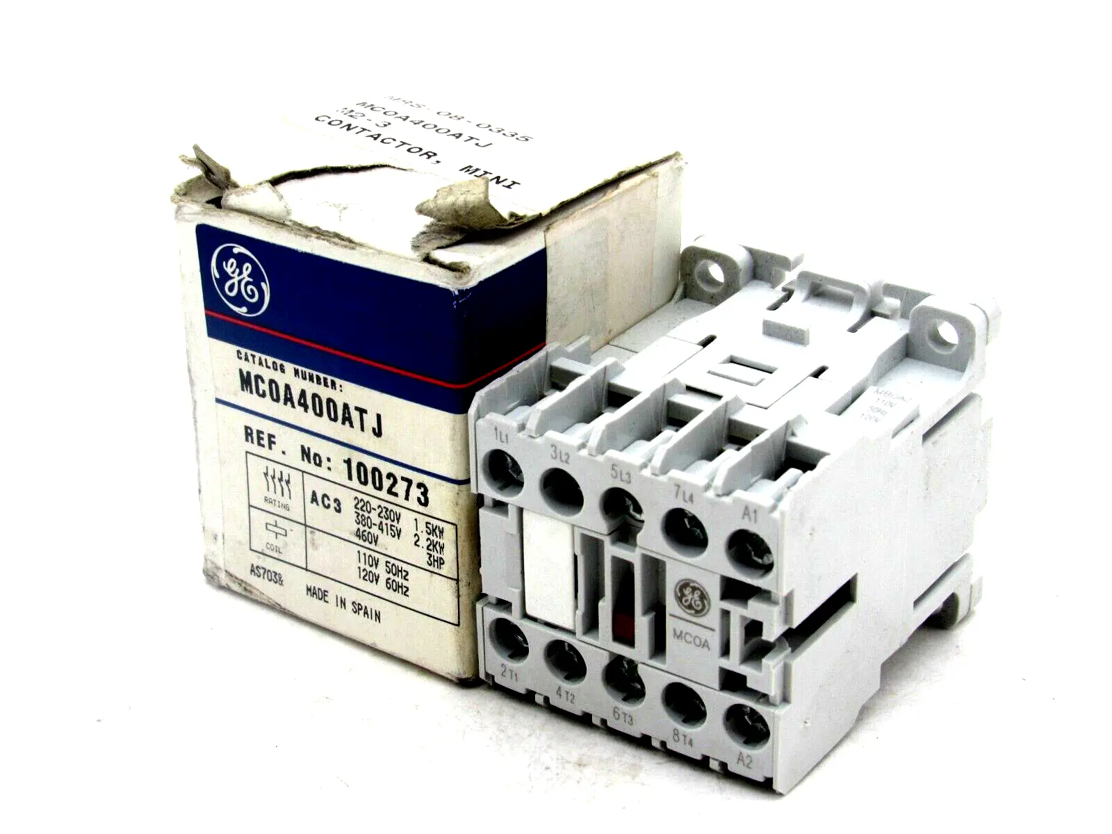 NEW GENERAL ELECTRIC MC0A400ATJ CONTACTOR
