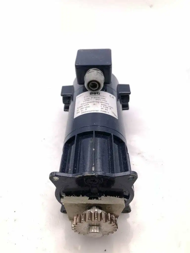 Bug P 83/30-Z89 Permanent Magnet Motor 160VDC 3000RPM 540:1