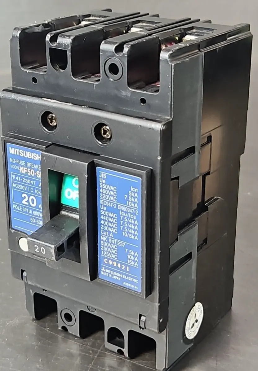 Mitsubishi NF50-SP 20A N-Fuse Breaker 3 Pole loc4C13