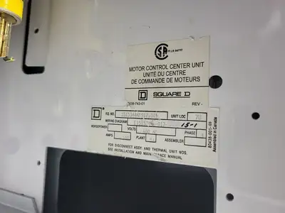 USED SQUARE D MODEL 6
