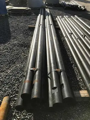 New | in-Stock AFTERMARKET 4-1/2”OD X .500” WALL X 21’6” X 3-½ THREAD T4 STARTER DRILL PIPE Construction Equipment Parts Pennsylvania US | East West Machinery & Drilling #1416403