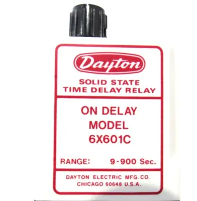 NEW DAYTON 6X601C TIME DELAY RELAY