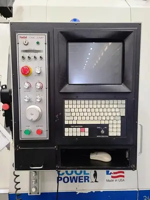 2002 Fadal VMC6535-50  32MP Control, Rigid Tapping, Cool Power, Remote Jog Handle, Chip Conveyor, Expanded Memory