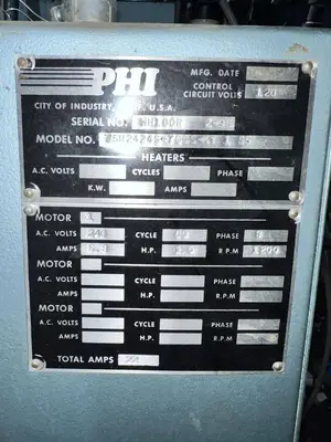 USED 1998 PHI PHI 75R2424S-7CCS-KY 1 S5 PRESS